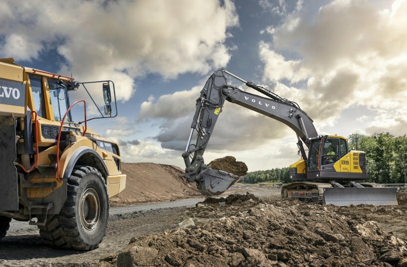 Volvo CE ECR355 excavator<br>IMAGE SOURCE: Volvo Construction Equipment