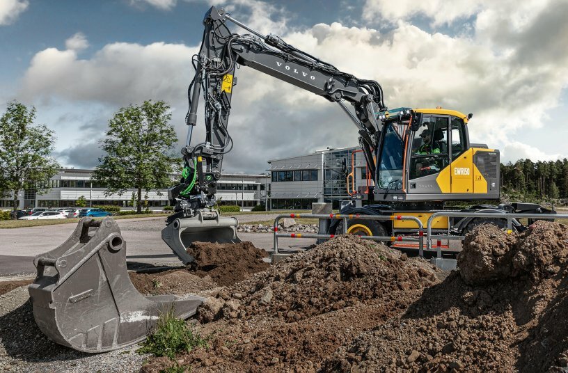 Volvo EWR150 Electric<br>BILDQUELLE: Volvo Construction Equipment