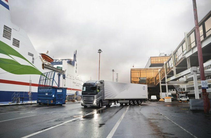 Volvo Trucks launches a new service which enables the activation of automatic speed limitation in predefined geographical areas.<br>IMAGE SOURCE: Volvo Trucks