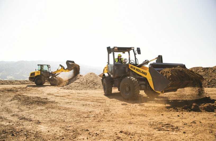New Holland Construction W60C Compact Wheel Loaders<br>IMAGE SOURCE: New Holland Construction