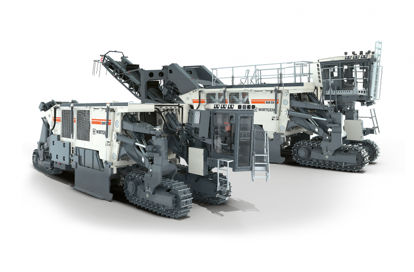 The 260 SX(i) provides ideal solutions for challenging infrastructure projects and impresses with high utilisation rates and high daily productivity.<br>IMAGE SOURCE: WIRTGEN GROUP