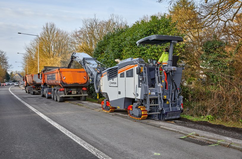 Wirtgen compact and large milling machines of the F-Series are available with Mill Assist and Wirtgen Performance Tracker.<br>IMAGE SOURCE: WIRTGEN GROUP