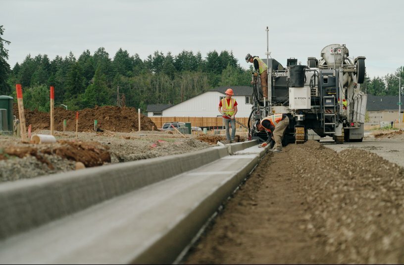 Wirtgen's Stringless Slipform Paving Boosts Efficiency in Oregon ...