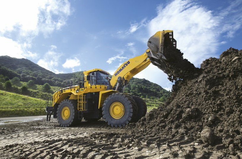KOMATSU WA700-8 Radlader<br>BILDQUELLE: Komatsu Europe International N.V.
