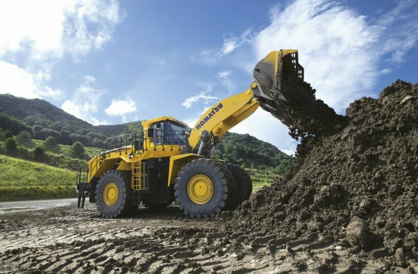 KOMATSU WA700-8 Wheel Loader<br>IMAGE SOURCE: Komatsu Europe International N.V.