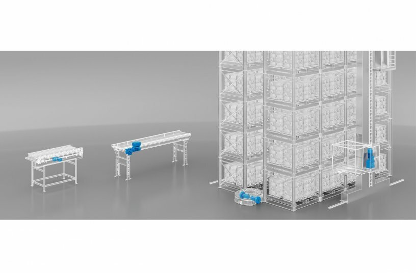 Warehouse - Material handling<br>BILDQUELLE: Bonfiglioli
