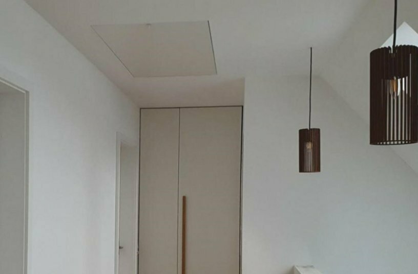 Wellhöfer loft ladders with attic hatches<br>IMAGE SOURCE: Wellhöfer Treppen