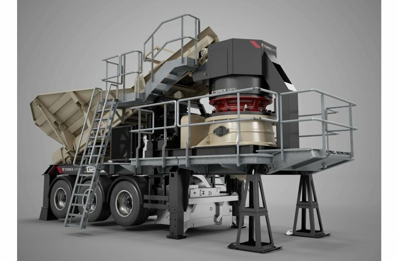  WG220E Portable Cone Crusher<br>IMAGE SOURCE: Terex MPS