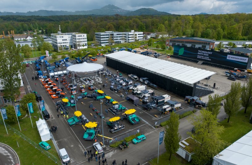 At the Technology Days 2024, the Wirtgen Group presented groundbreaking solutions for the road construction and materials processing industries under the motto ‘Smarter. Safer. More sustainable.’ <br>IMAGE SOURCE: WIRTGEN GROUP