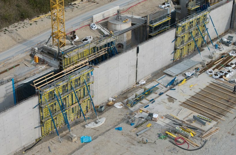 Doka supports expansion of what will become the world’s largest enclosed drinking water reservoir.<br>IMAGE SOURCE: Doka GmbH