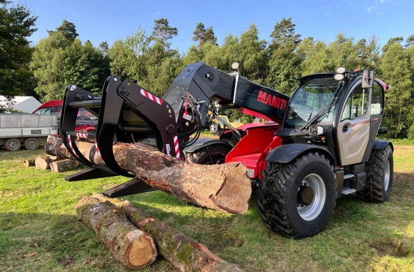 Manitou Holzgreifer<br>BILDQUELLE: Manitou Deutschland GmbH