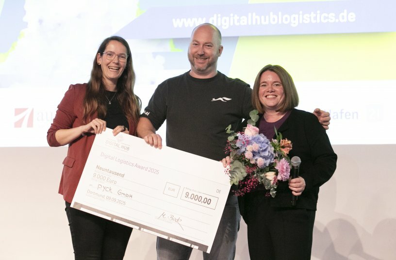 pyck gewinnt den Digital Logistics Award 2025<br>BILDQUELLE: Fraunhofer-Institut für Materialfluss und Logistik IML 
