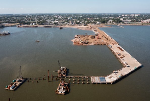 Capurro port in Uruguay