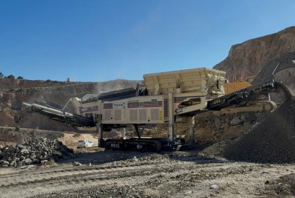 Among the machines available to customers through Tesab Spain will be the MDS M515 Heavy Duty Trommel.