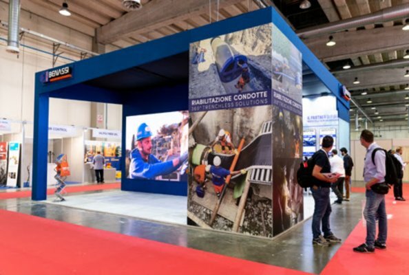 A trenchless technology supplier at Pipeline & Gas Expo 2022.