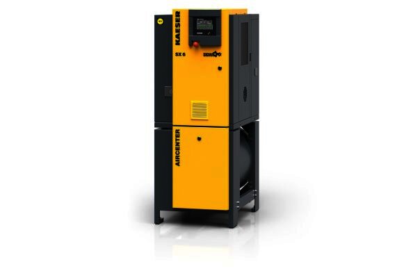 Kaeser’s Aircenter series models provide dependable and efficient compressed air production, treatment and storage within a single compact unit – perfect for tough, continuous use in agricultural and animal husbandry applications.