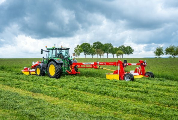 The highest flexibility during operation with low requirements for the tractor