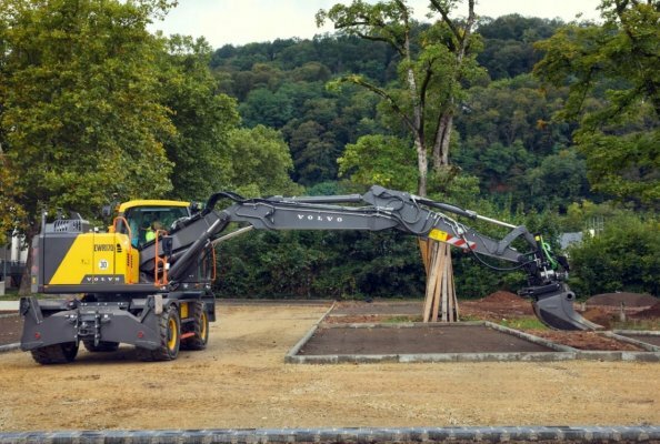 Swing into action - Volvo Construction Equipment unveil their new generation EWR150 and EWR170 short swing wheeled excavators