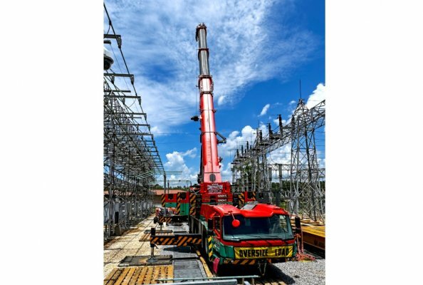 Vice Construction handles coastal Mississippi’s utility work with Grove GMK5250XL-1