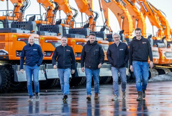 From left to right - Sijmen Staadegaard (Staad), Sander de Regt (ELM), Almer Anema (Anema), Frank van Asseldonk (Staad) and Jelco Wijsman (ELM).