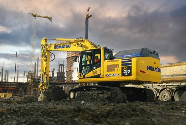 Komatsu PC210e 3D Machine Guidance