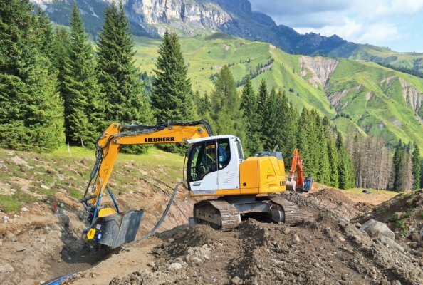 MB Crusher at the Service of Ski Infrastructure and High-Altitude Works
