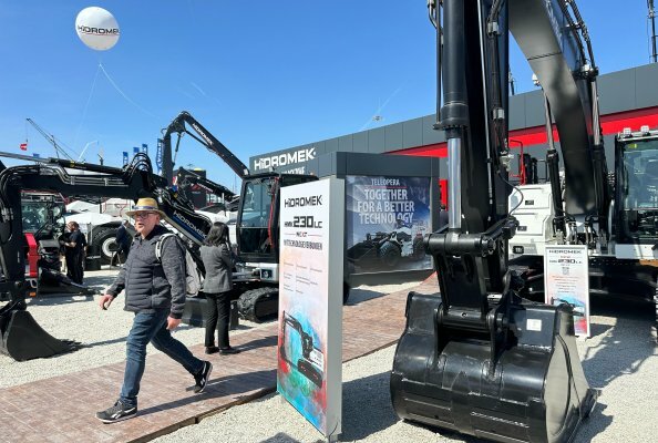 HİDROMEK attracted attention at bauma 2025 with 14 new models
