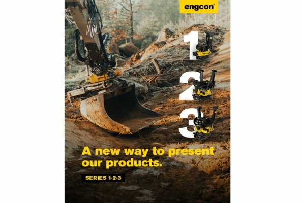 engcon launches the 1-2-3 Series for tiltrotators