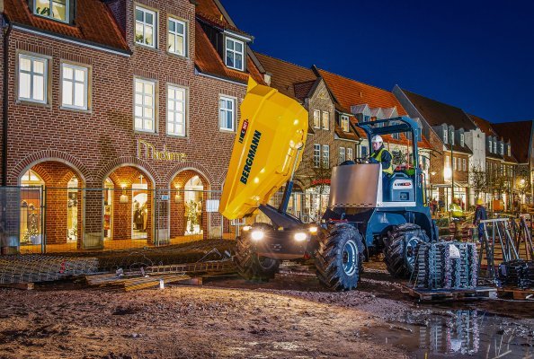 Bergmann develops and produces a wide product family of dumpers, such as the current C807s with a payload of 6t. The successor will be presented at Bauma 2022.
