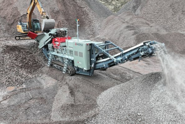 The MT400C, set to play a key role in Georgia's quarry operations.