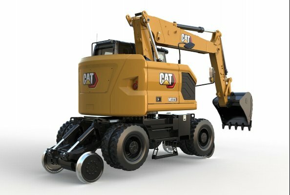 Caterpillar M323 rendering