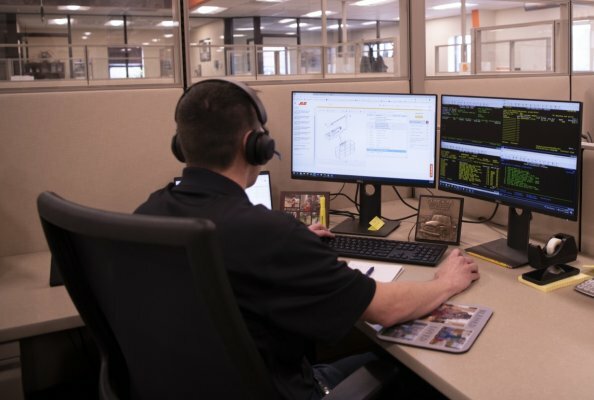 JLG Customer Support Team Member Working