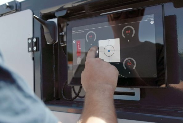 The COG Easy Mode makes centre of gravity positions transparent – on the vehicle as well as optionally via SCHEUERLE Connect with live transmission of the display content.