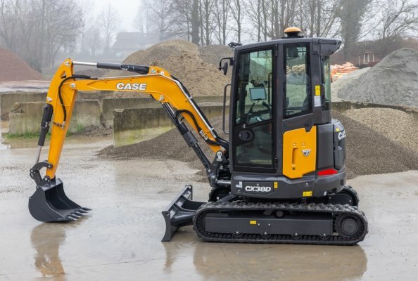 CASE Construction Equipment next-gen mini excavator