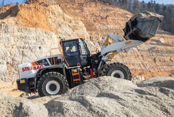 LiuGong 870HE advances zero-emission quarry operations at STRABAG