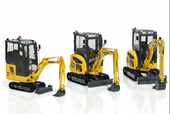 Komatsu presents three new electric mini excavators in live demo at bauma 2025