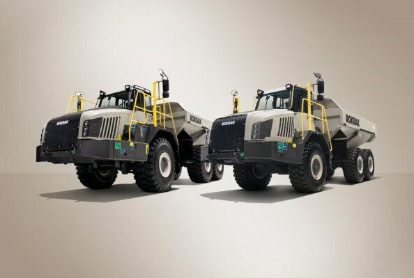 The Rokbak RA30 and RA40 articulated haulers.