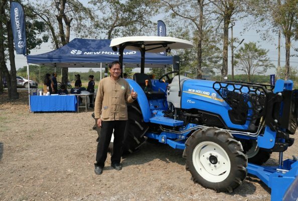 CNH equipment helps Thai rice farmer replace stubble burning - Pichai Sota