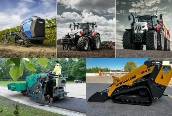 Product launches of November: part 2 (Vögele pavers, Steyr tractors, New Holland skid steer loaders, and more)