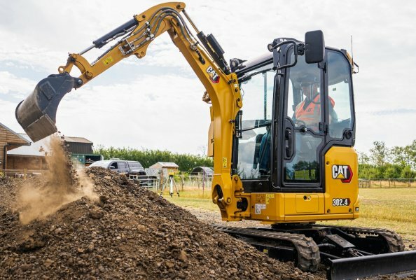Cat® 302.4 CR mini excavator