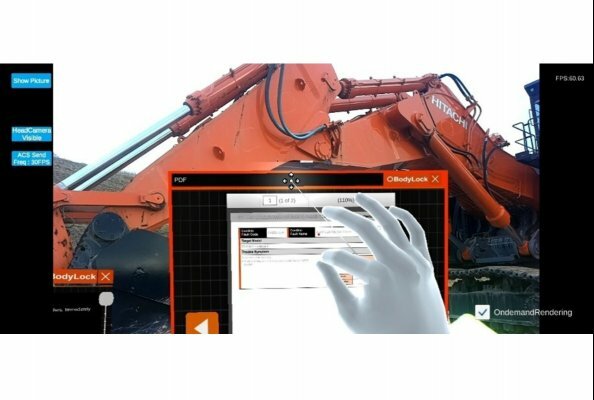 Image via XR smart glasses in use