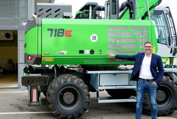 Dr Andreas Maurer initiated the switch to climate-friendly HVO at the location.