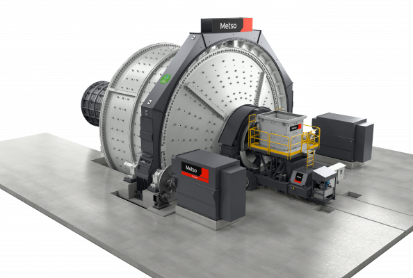 Metso Premier SAG mill gear driven