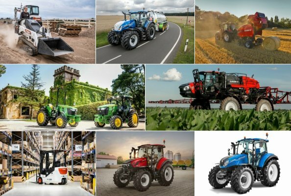 Product launches of November: part 1 (Bobcat forklifts, CASE IH round balers, John Deere tractors, and more)