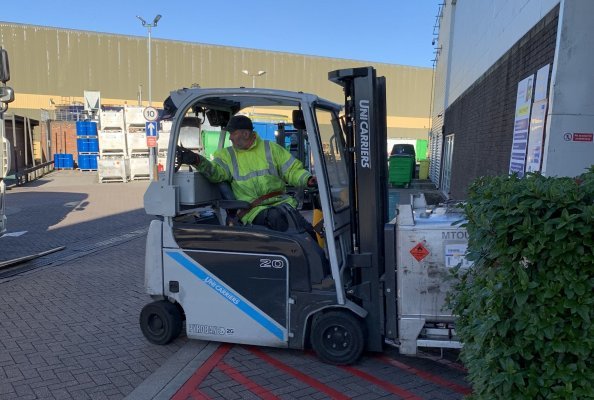 ATEX forklift fleet for Sun Chemical