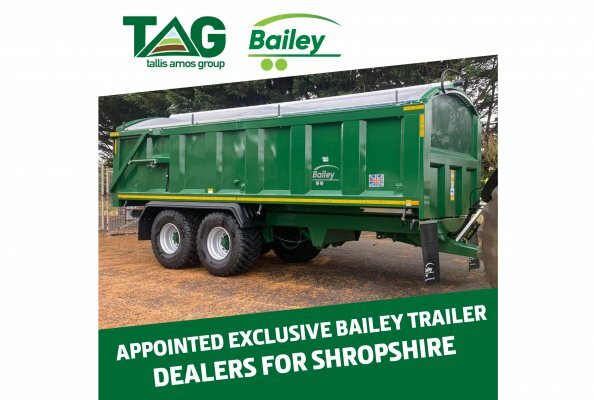 Tallis Amos Group (TAG) Appointed Exclusive Bailey Trailer Dealers for Shropshire