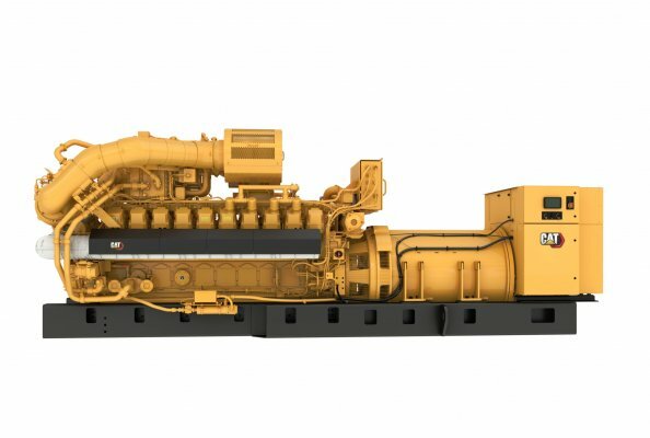 The new Cat G3520 3.1 MW Fast Response Gas Generator Set