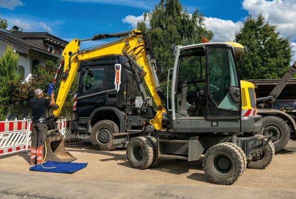 Drip tray, Flex funnel, hydraulic line