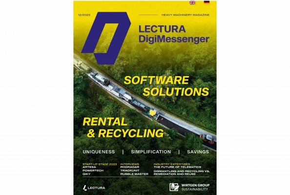 The spring issue marks the premiere of three big topics in the magazine's history: rental, software solutions and aggregate recycling.