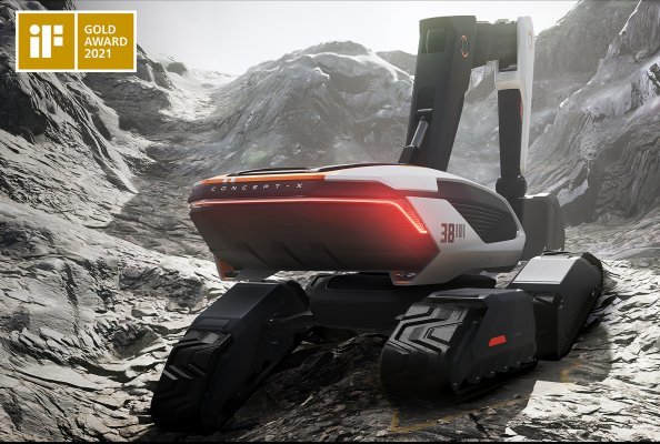 The Concept-X excavator design